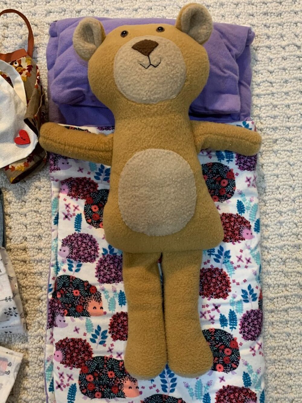 A Totally Adorable HAND CRAFTED BEAR and her specially designed Wardrobe